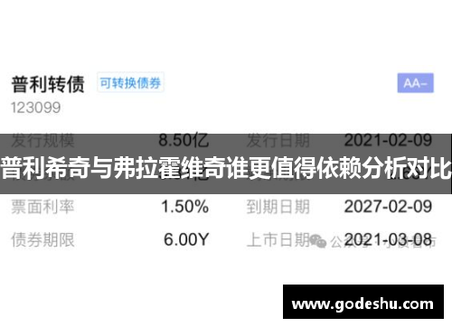 普利希奇与弗拉霍维奇谁更值得依赖分析对比